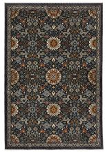 Oriental Weavers ABERDEEN ABERD-006B1 BLUE   3' 3" X 5' Img1 Floral Traditional Area Rugs