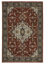 Oriental Weavers ABERDEEN ABERD-4151R Red  6' 7" X 9' 6" Img1 Traditional Area Rugs