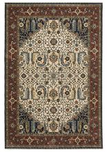 Oriental Weavers ABERDEEN ABERD-752W1 IVORY   2' x 3' Img1 Floral Traditional Area Rugs