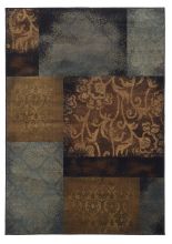 Oriental Weavers HUDSON HUD-4878B Blue  1'10" X 7' 6" Imgs Floral Area Rugs