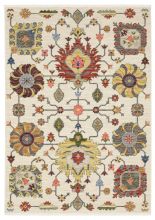 Oriental Weavers LUCCA LUCCA-8111W IVORY   3' 3" X 5' Imgs Traditional Area Rugs