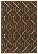 Oriental Weavers MONTEGO MON-896N6 BROWN   2' 3" X 7' 6" Img1 Transitional Area Rugs