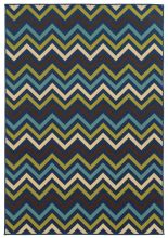 Oriental Weavers Riviera RVA-4593S NAVY   2' 3" X 7' 6" Img1 Outdoors Area Rugs