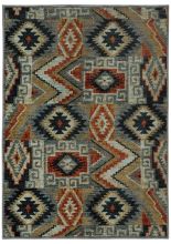 Oriental Weavers SEDONA SDN-5937D BLUE   5' 3" X 7' 6" Imgs Transitional Southwest Area Rugs