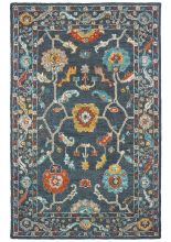 Oriental Weavers ZAHRA ZAHRA-75501 BLUE / GOLD Area Rugs