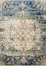 Loloi ANASTASIA AF-06 BLUE / IVORY Area Rugs