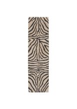 Trans Ocean Ravella 2033 BLACK 2' x 8' Img1 Outdoors Contemporary Area Rugs