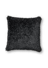 Loloi PILLOWS P0045 black 22" x 22" Cover w/Down Img1  Pillows