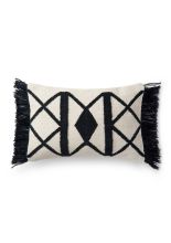 Loloi PILLOWS P0503 BLACK   13" x 21" Cover w/Poly Img1  Pillows