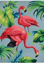 Couristan Covington FLAMINGOS multi Area Rugs