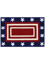 Trans Ocean Frontporch 4637 Red Area Rug